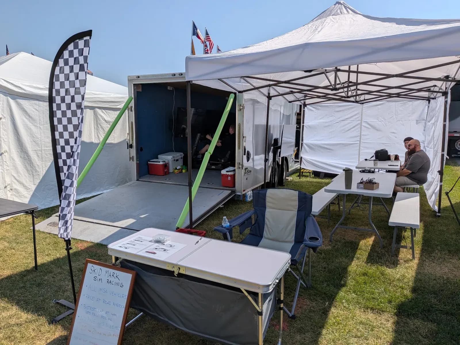 Outdoor Skid Mark setup